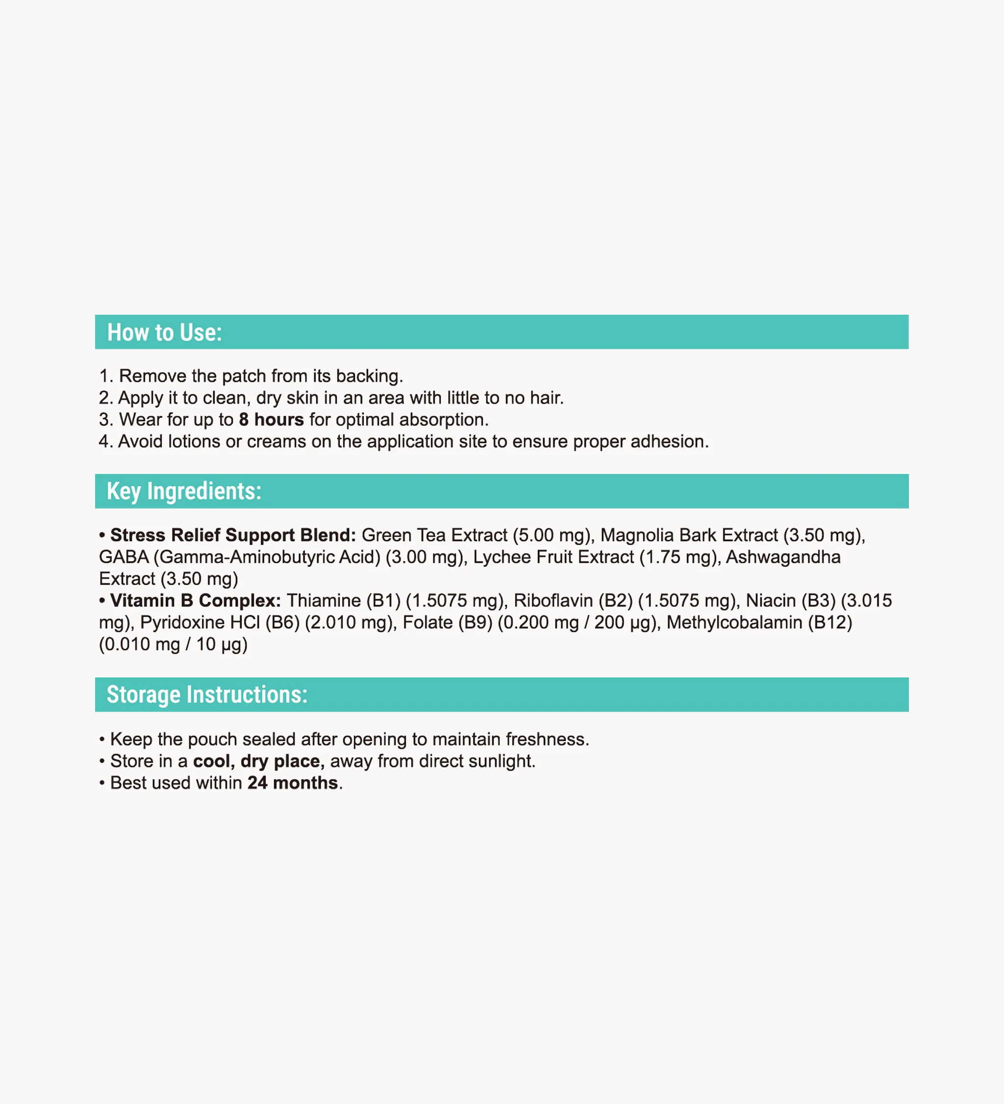 Anti-Stress Relief Patches – Gentle Support for Calm & Relaxation - Image 6