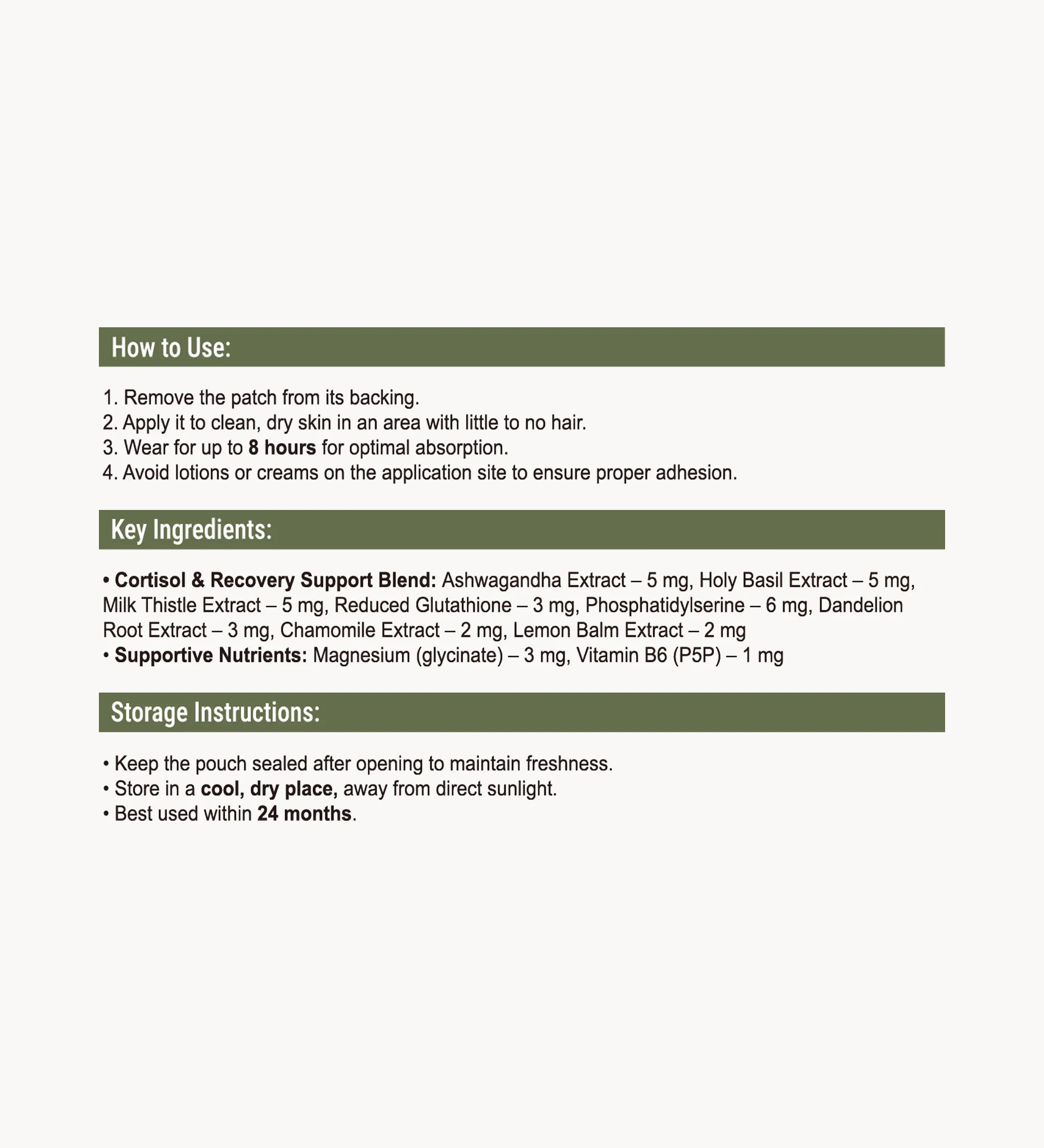 Cortisol Detox Patches – Support for Stress & Balance - Image 6