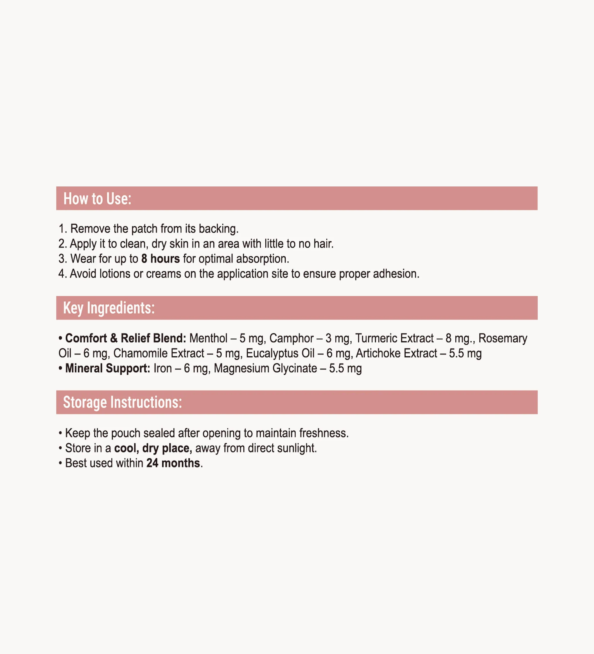 Period Patches – Natural Relief for Cramps & Cycle Balance - Image 6